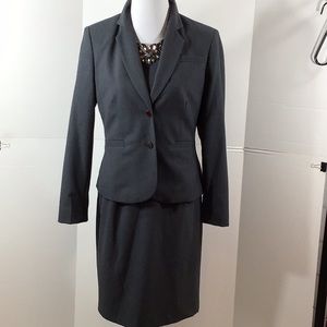 Calvin Klein belted dress and jacket